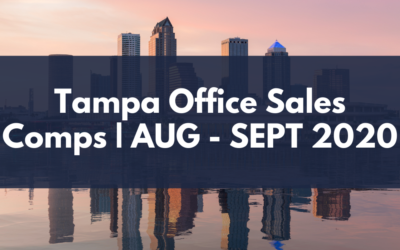 John MIlsaps Tampa Office Sales Comps Report for August and Septemeber 2020