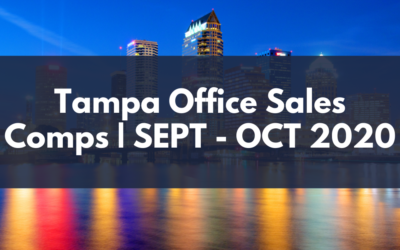 Tampa Office market sales comps for September - October 2020 by John Milsaps